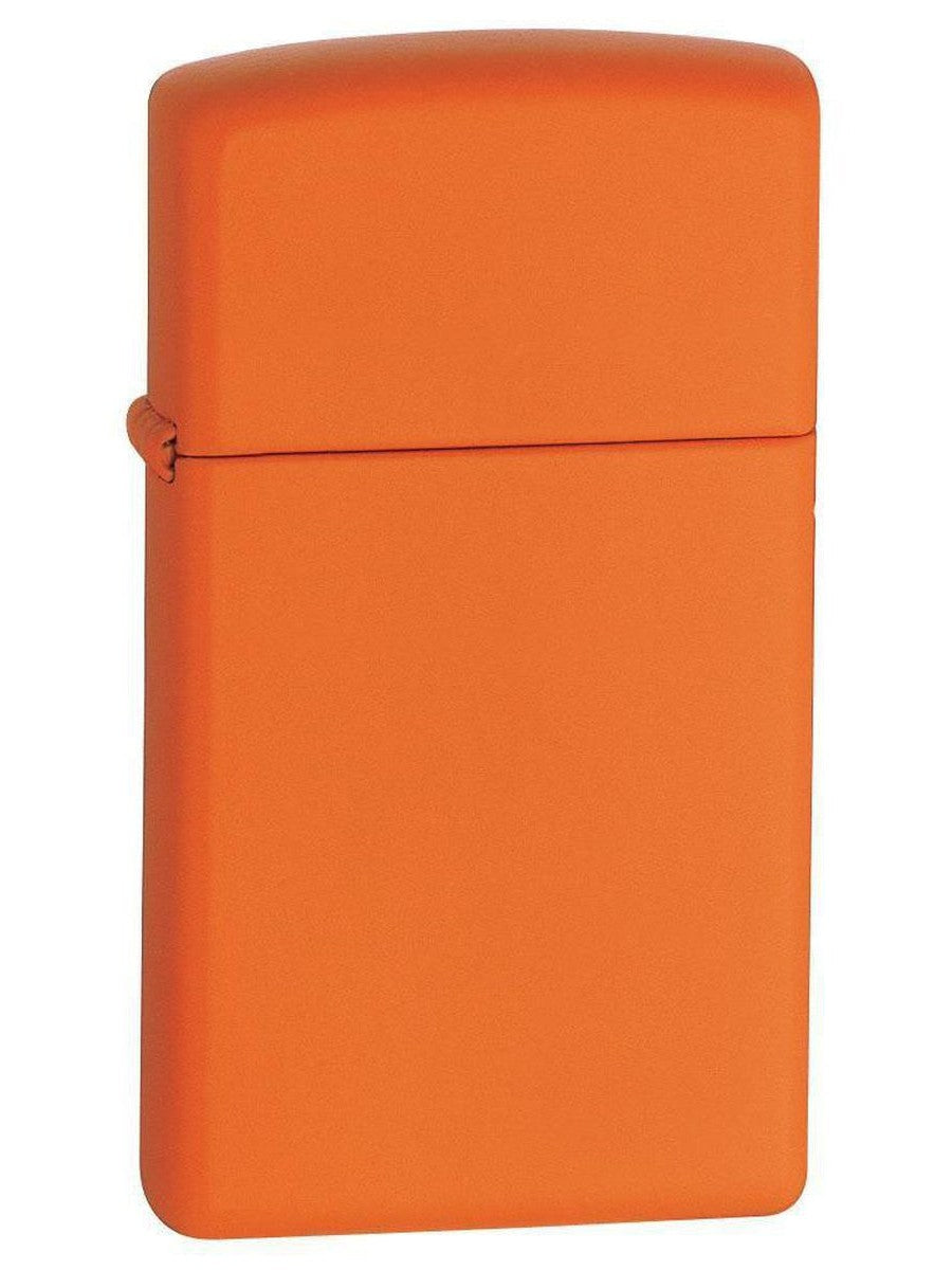 Zippo Lighter: Slim - Orange Matte 1631 (1999364522099)