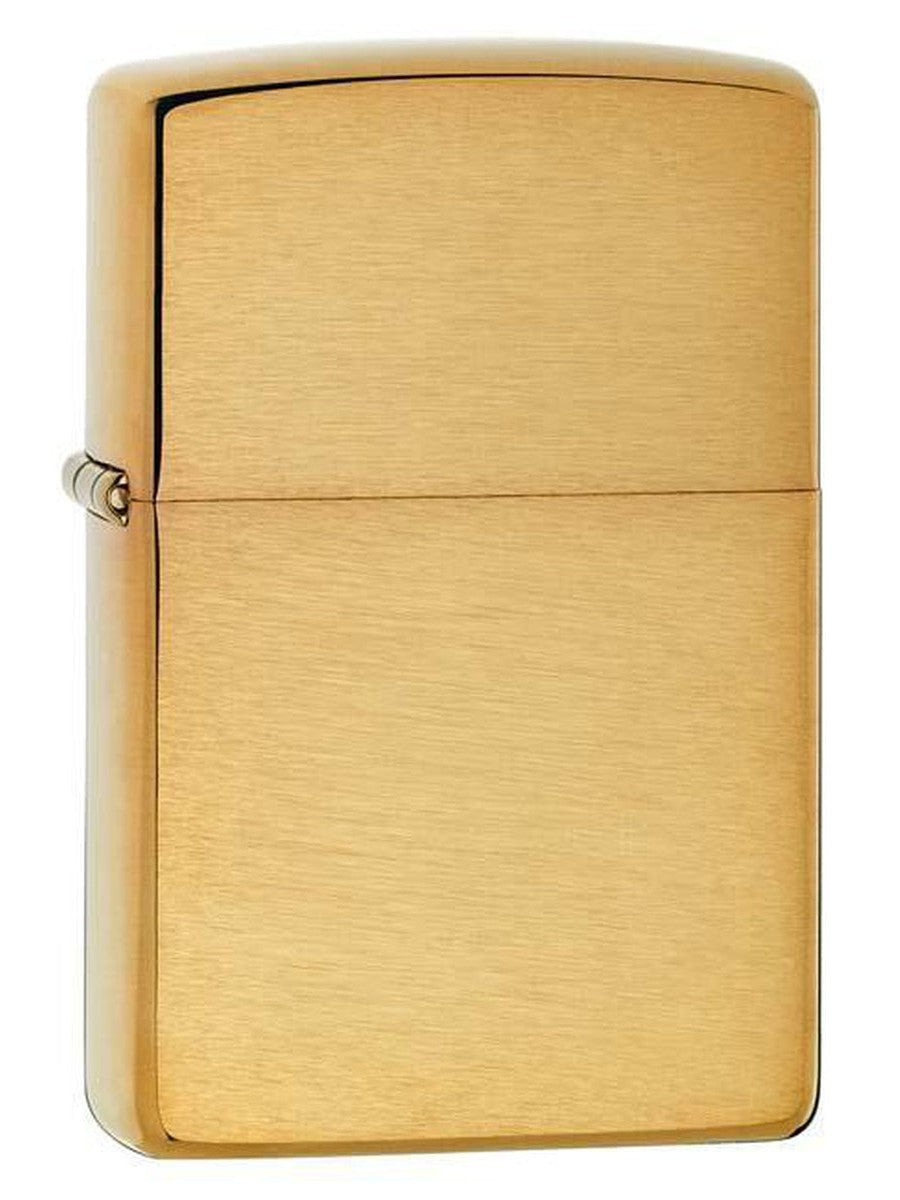 Zippo Lighter: Armor - Brushed Brass 168 - Gear Exec (1975494705267)