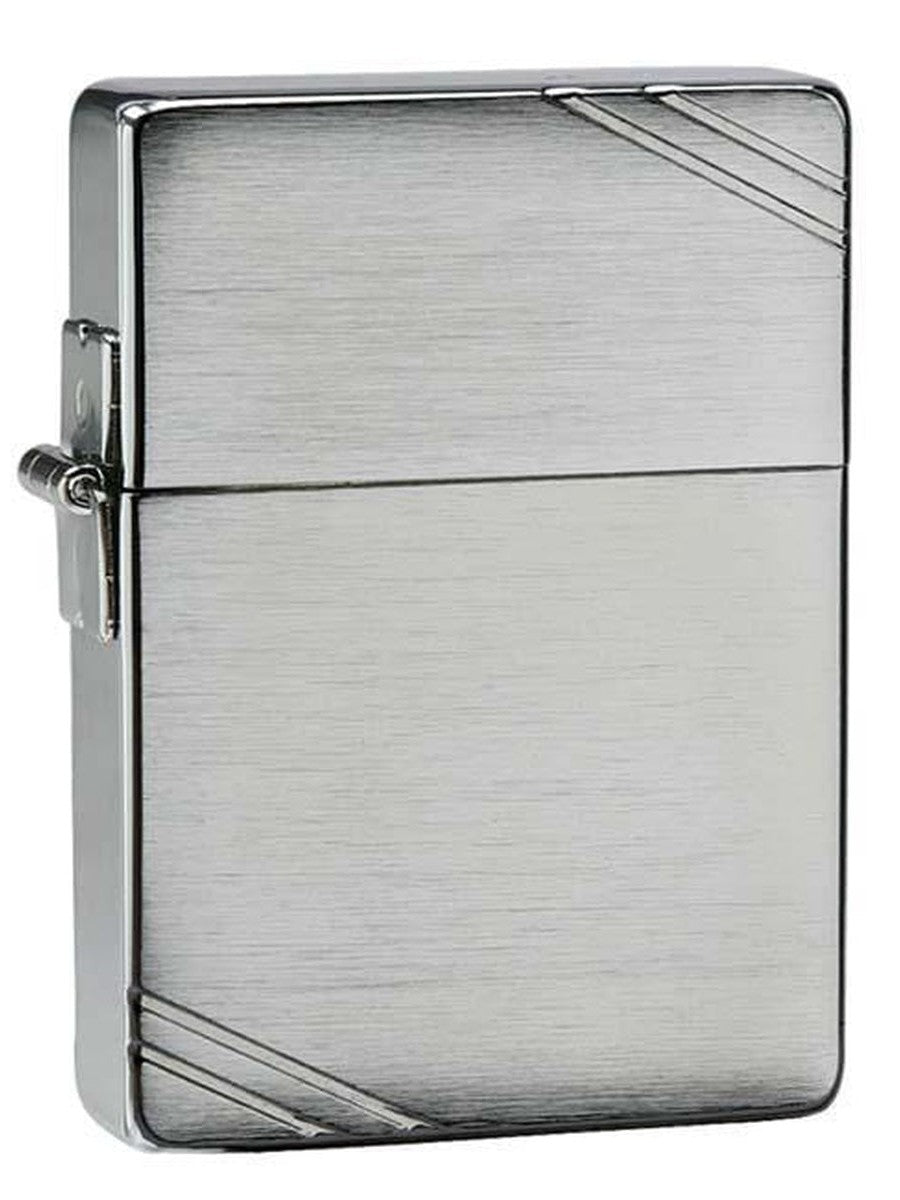 Zippo Lighter: 1935 Replica with Slashes - Brushed Chrome 1935 - Gear Exec (1975496966259)
