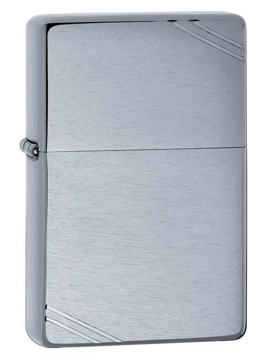 Zippo Lighter: Vintage - Brushed Chrome 230 (1975495426163)