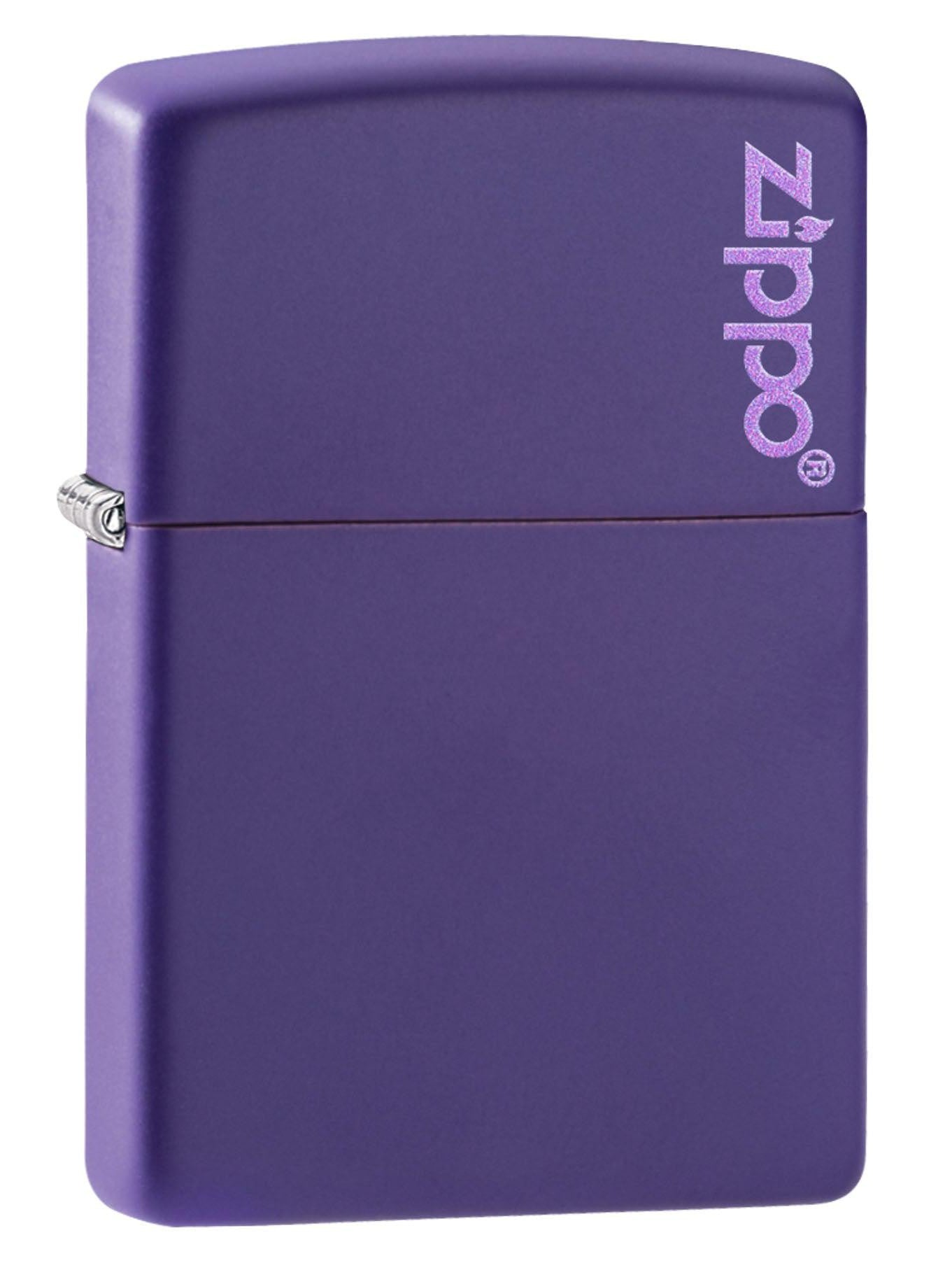 Zippo Lighter: Zippo Logo - Pink Matte 237ZL (4555558453341)