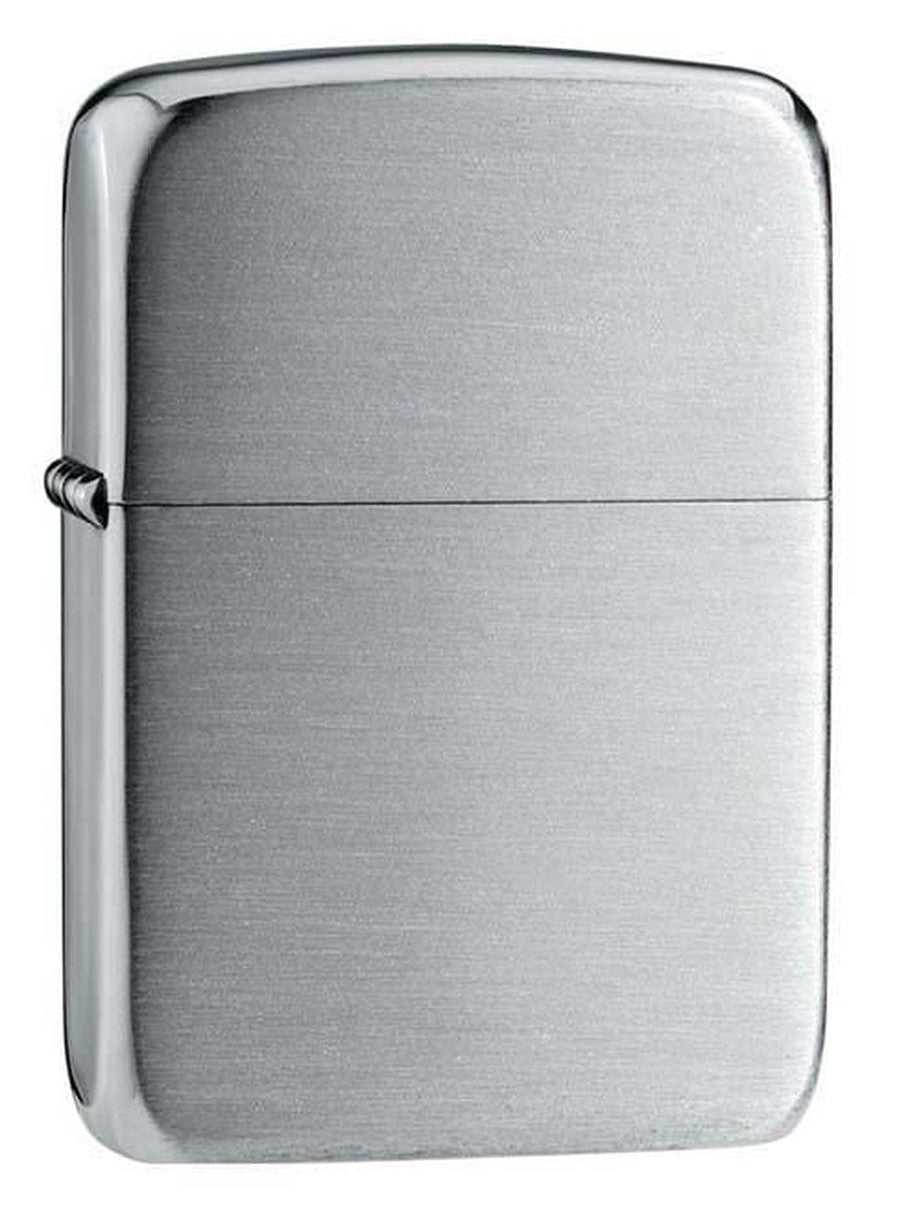 Zippo Lighter: 1941 Replica, Solid Sterling Silver - Hand Satin 24 - Gear Exec (1975494410355)