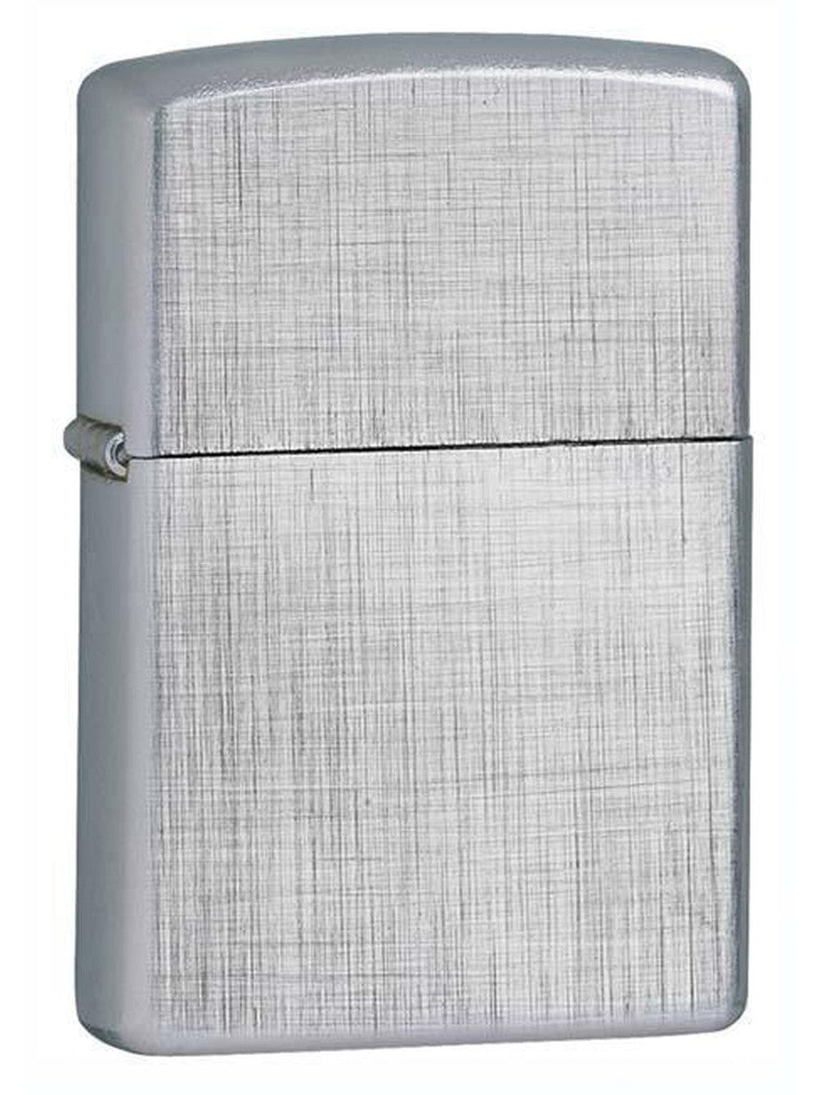 Zippo Lighter: Linen Weave - Brushed Chrome 28181 (1975506010227)