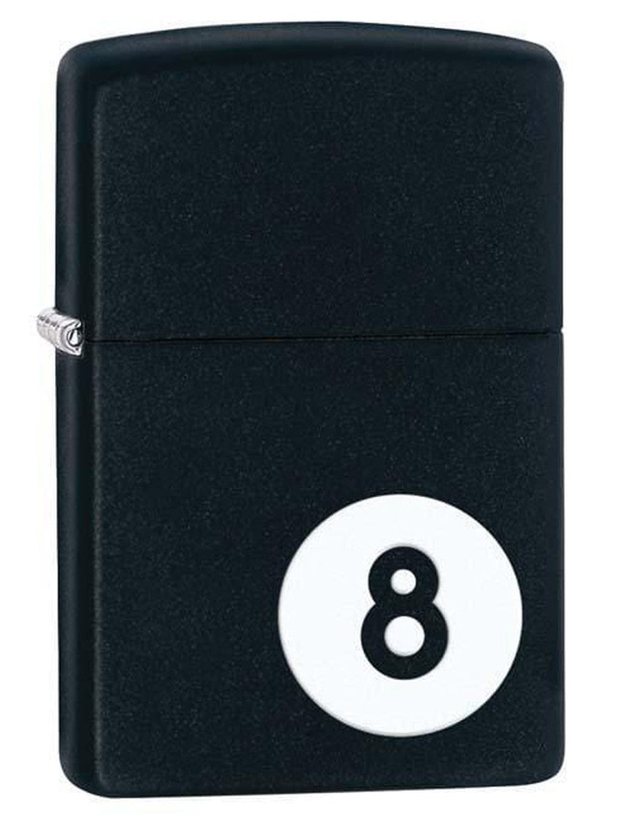 Zippo Lighter: 8-Ball - Black Matte 28432 - Gear Exec (1975513907315)