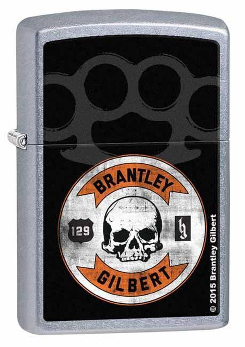 Zippo Lighter: Brantley Gilbert, Country Rock - Street Chrome 28995 - Gear Exec (1975530455155)