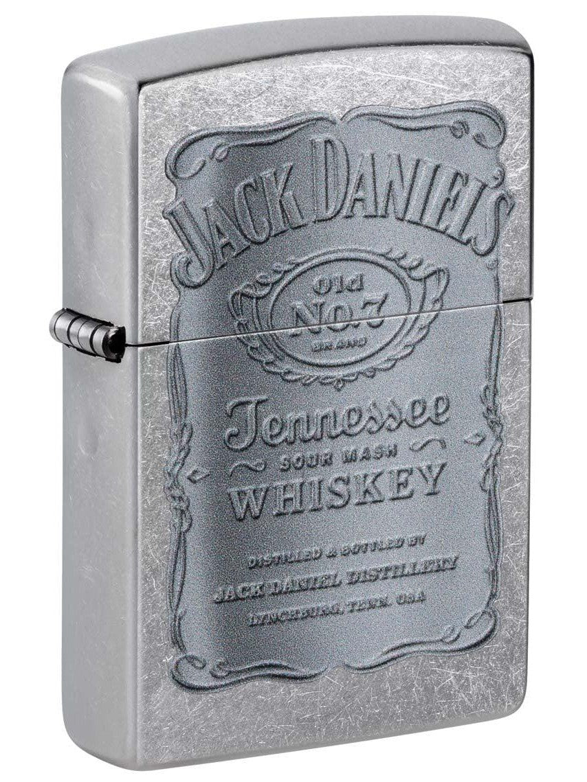 Zippo Lighter: Jack Daniel's Label - Street Chrome 48284
