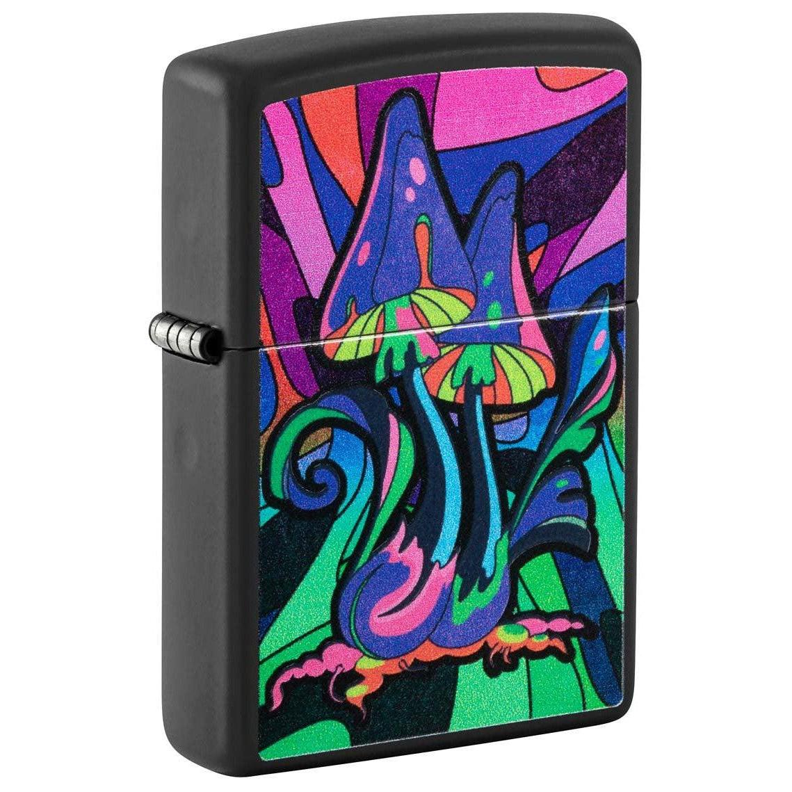 Cross Lighter Zippo Lighter: Black Light Counter Culture Design - Black Matte 48386 ...