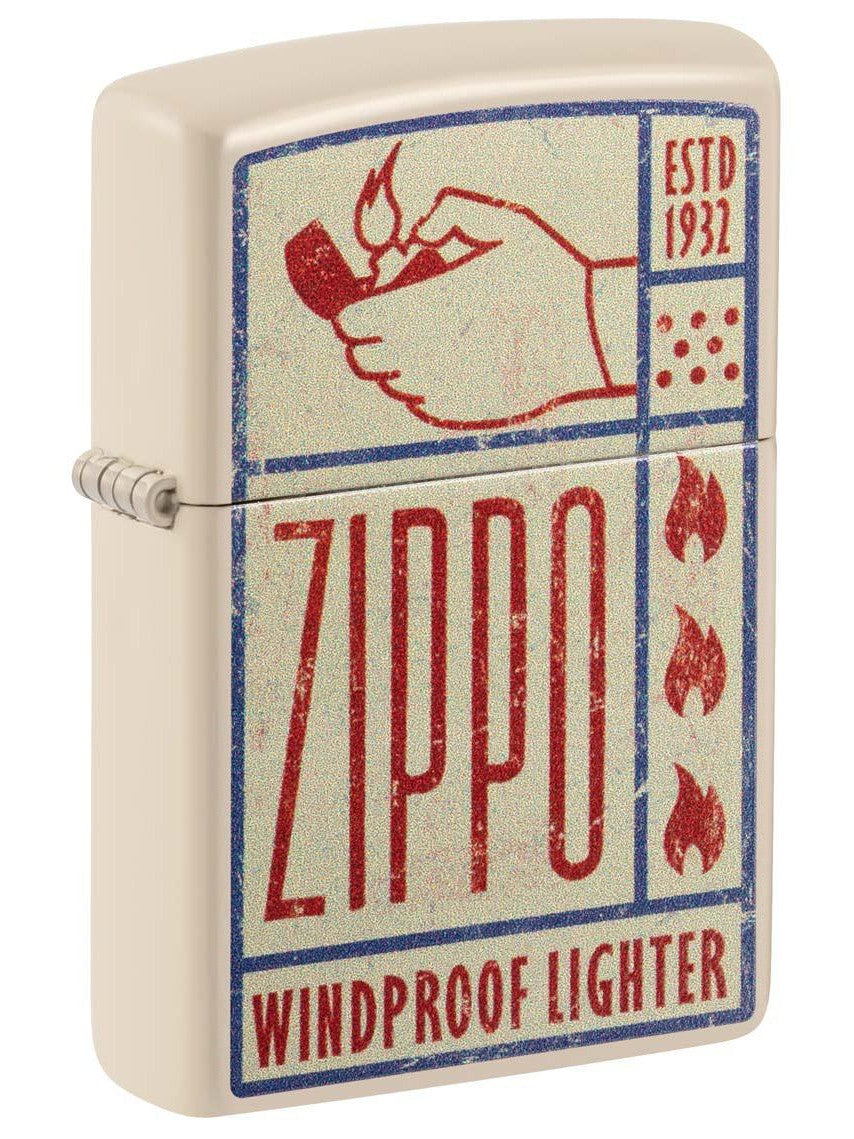 Zippo Lighter: Vintage Zippo Advertisement - Flat Sand 48397
