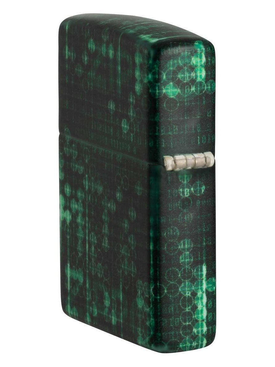 Zippo Lighter: Pattern Design - Glow-in-the-Dark Green 48408