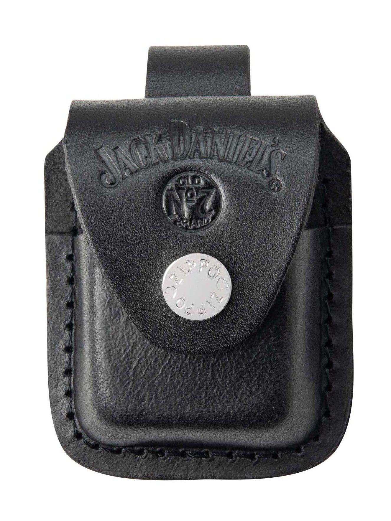 Zippo Jack Daniel's Lighter and Pouch Gift Set - Black Matte 48460