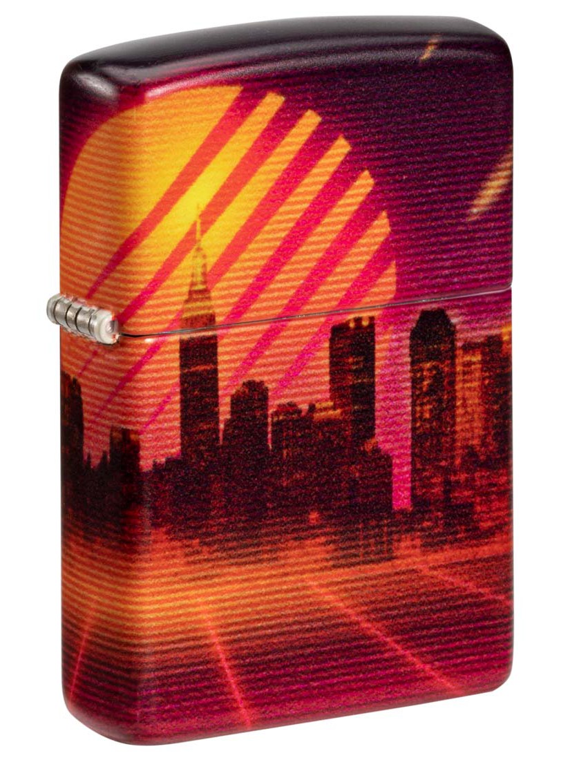 Zippo Lighter: Cyber City - 540 Color 48505