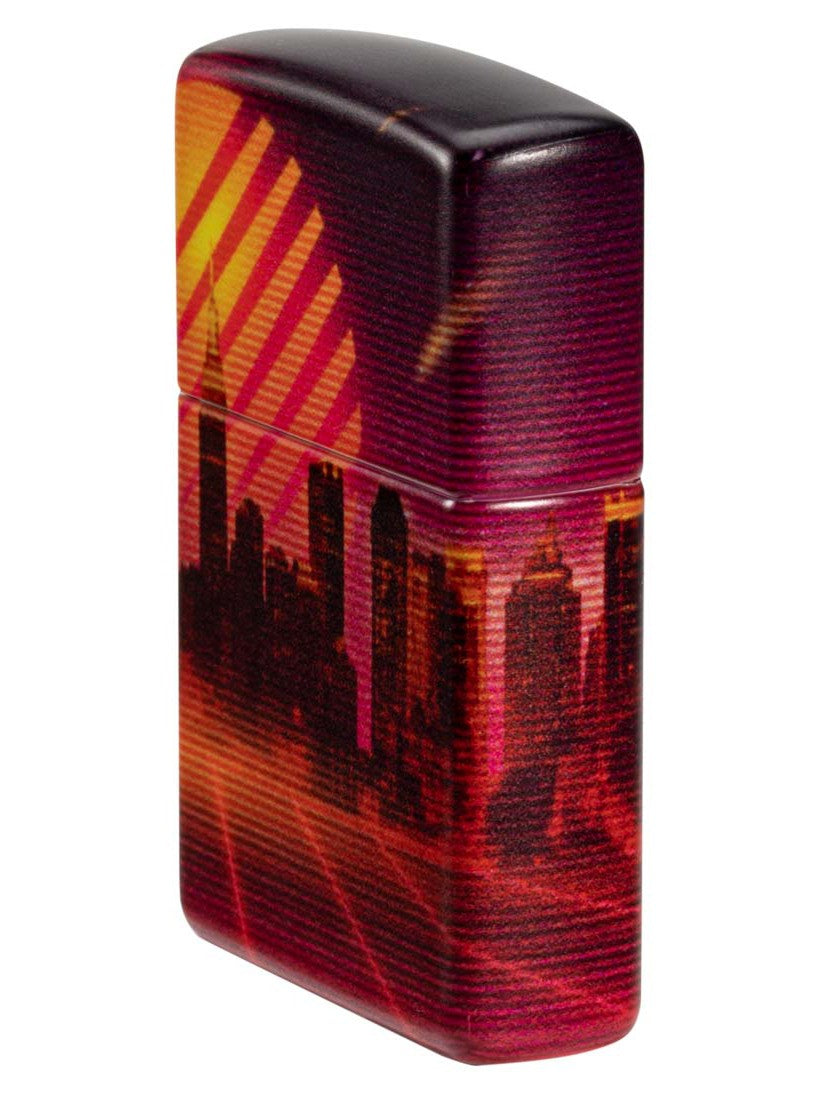 Zippo Lighter: Cyber City - 540 Color 48505