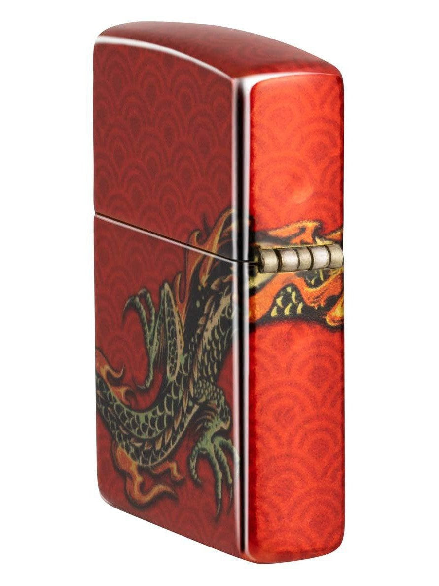 Zippo Lighter: Zippo Dragon, 540 Fusion - Tumbled Brass 48513