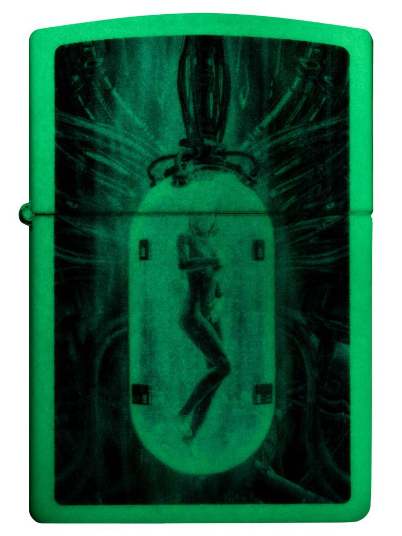 Zippo Lighter: Woman in Tube - Glow In The Dark 48520