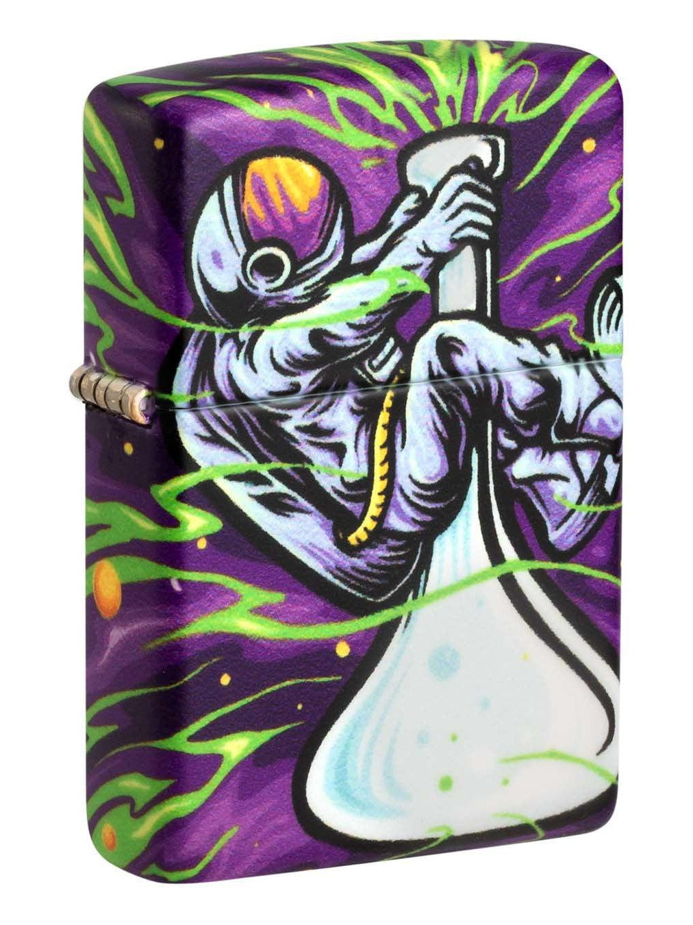 Zippo Lighter: Spaced Out - 540 White Matte 48532