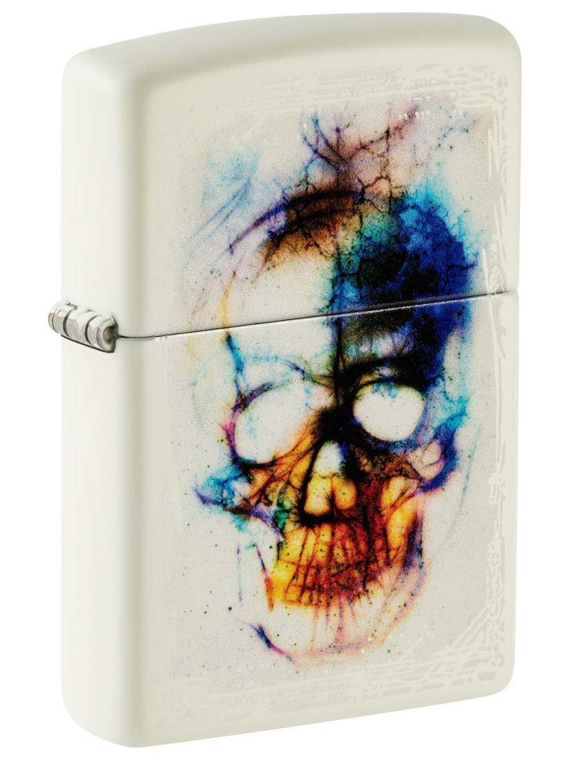 Zippo Lighter: Skull Design - Glow In The Dark 48563