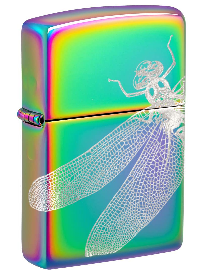 Zippo Lighter: Dragonfly Design, Photo 360 - Multi Color 48591