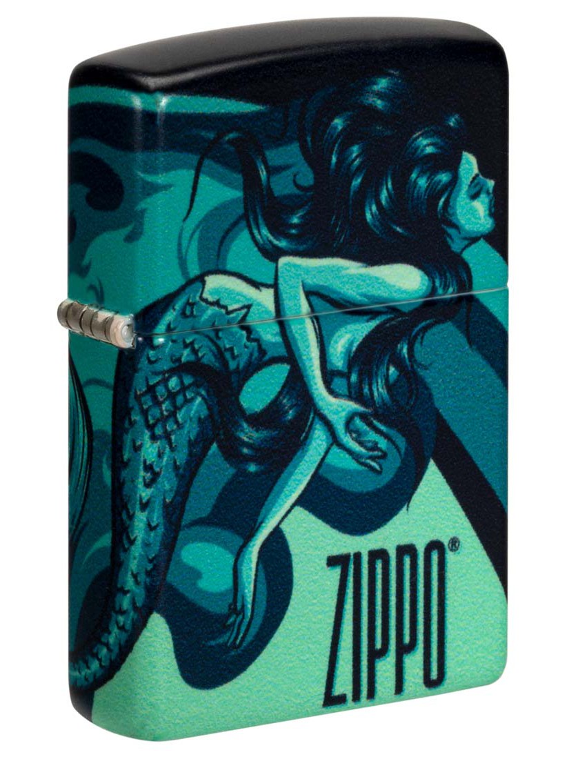 Zippo Lighter: Mermaid Design - 540 Color 48605