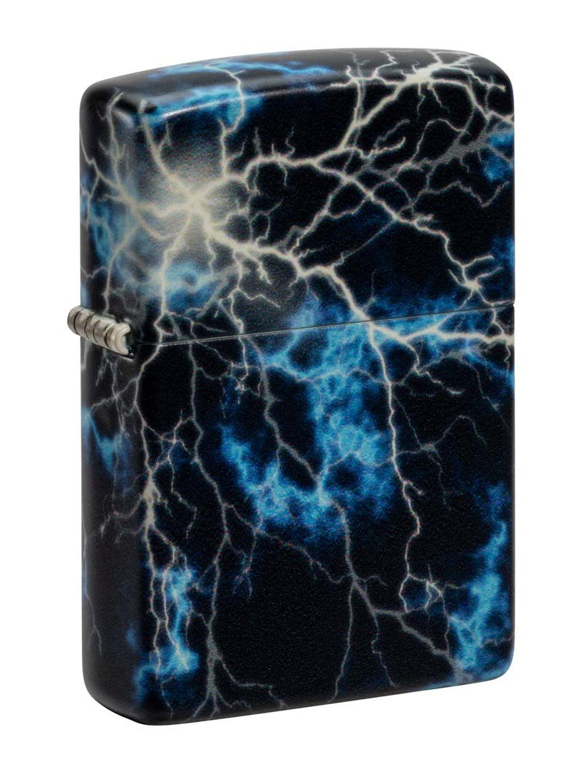 Zippo Lighter: Lightning Design, 540 Color - Glow In The Dark 48610