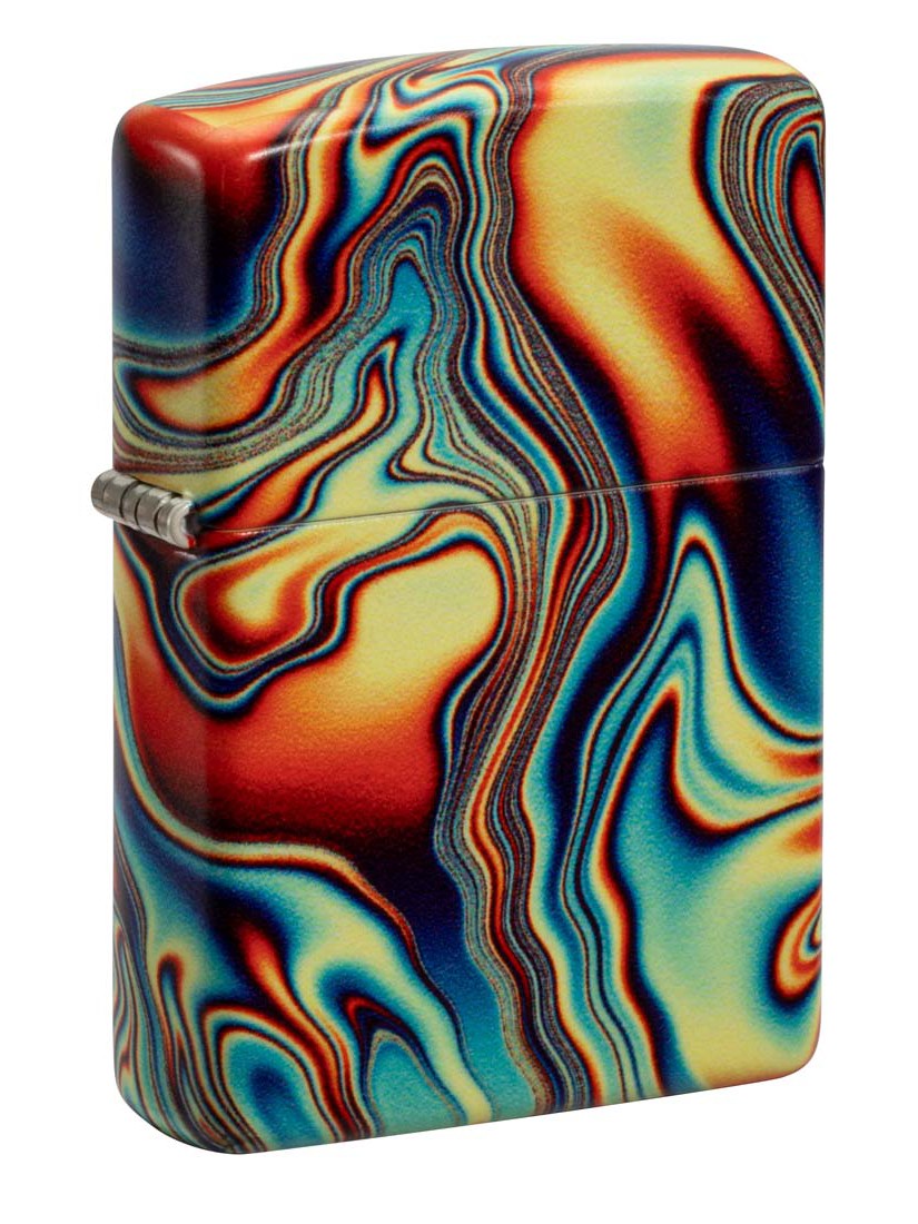 Zippo Lighter: Marble Design, 540 Color - Glow In The Dark 48612