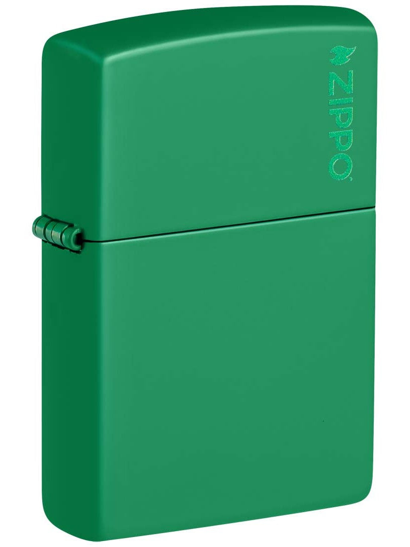 Zippo Lighter: Zippo Logo - Golf Green Matte 48629ZL