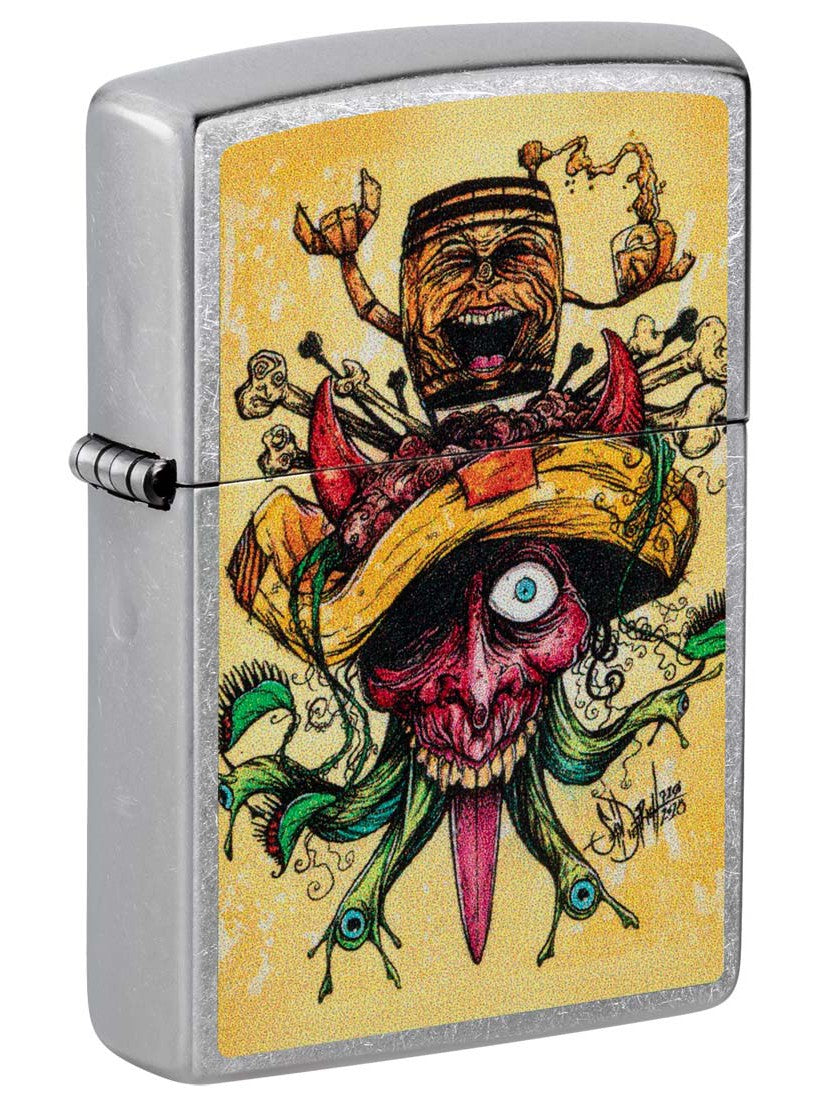 Zippo Lighter: Devil Bill by Sean Dietrich - Street Chrome 48631