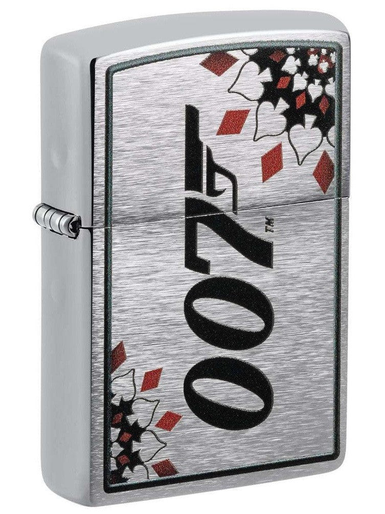Zippo Lighter: James Bond 007 - Brushed Chrome 48734