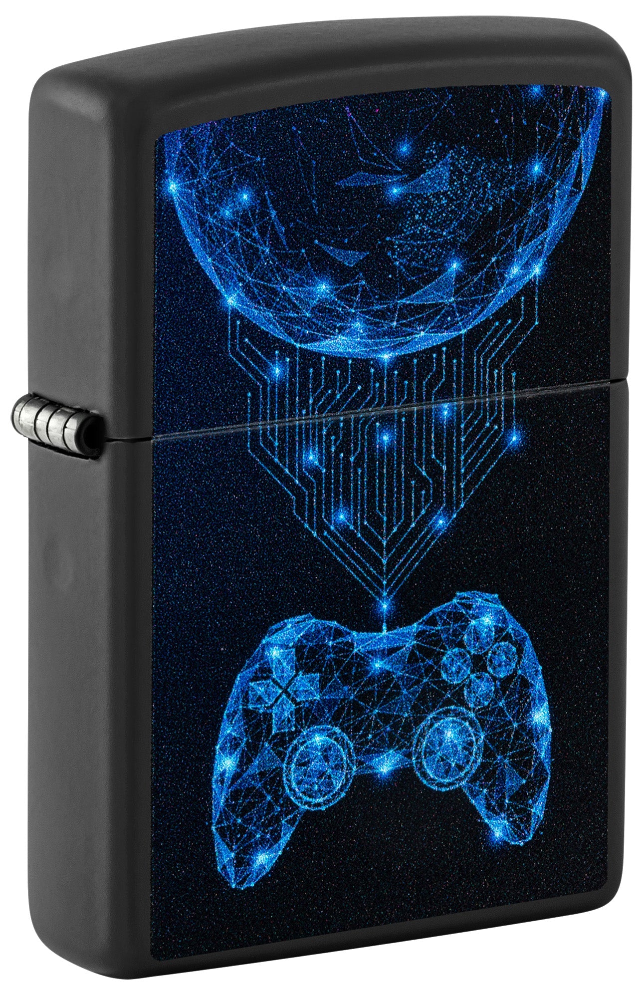 Zippo Lighter: Gaming Design - Black Matte 48912