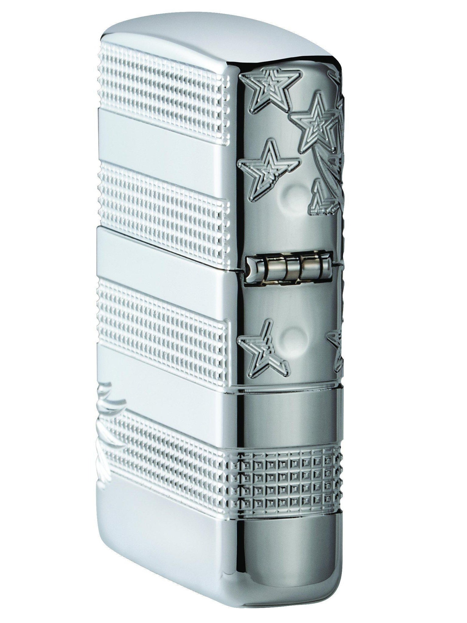 Zippo Lighter: Armor MultiCut Patriotic Eagle - High Polish Chrome 49027 (2059592597619)