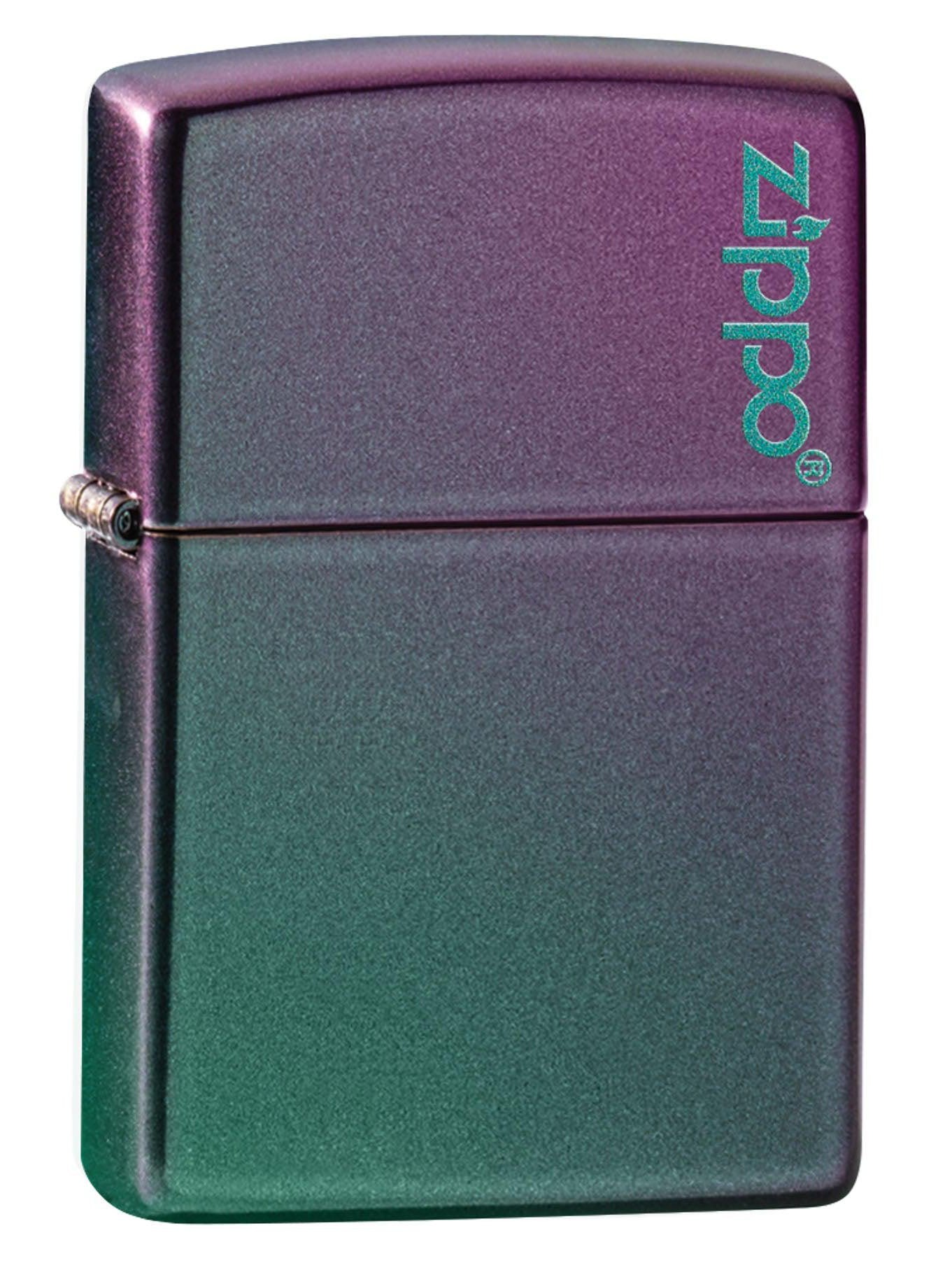 Zippo Lighter: Zippo Logo - Iridescent 49146ZL (4555558518877)