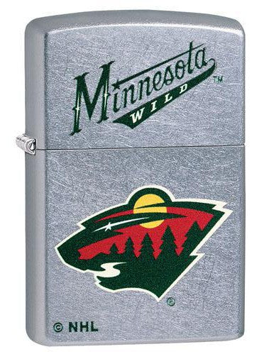 Zippo Lighter: NHL Hockey, Minnesota Wild - Street Chrome 49374