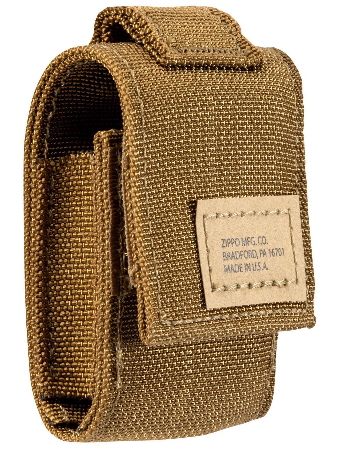 Zippo Black Crackle Lighter and Coyote MOLLE Pouch - 49401 (5650797953179)