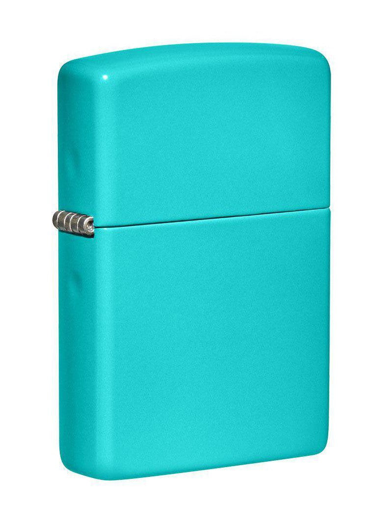 Zippo Lighter: Flat Turquoise 49454