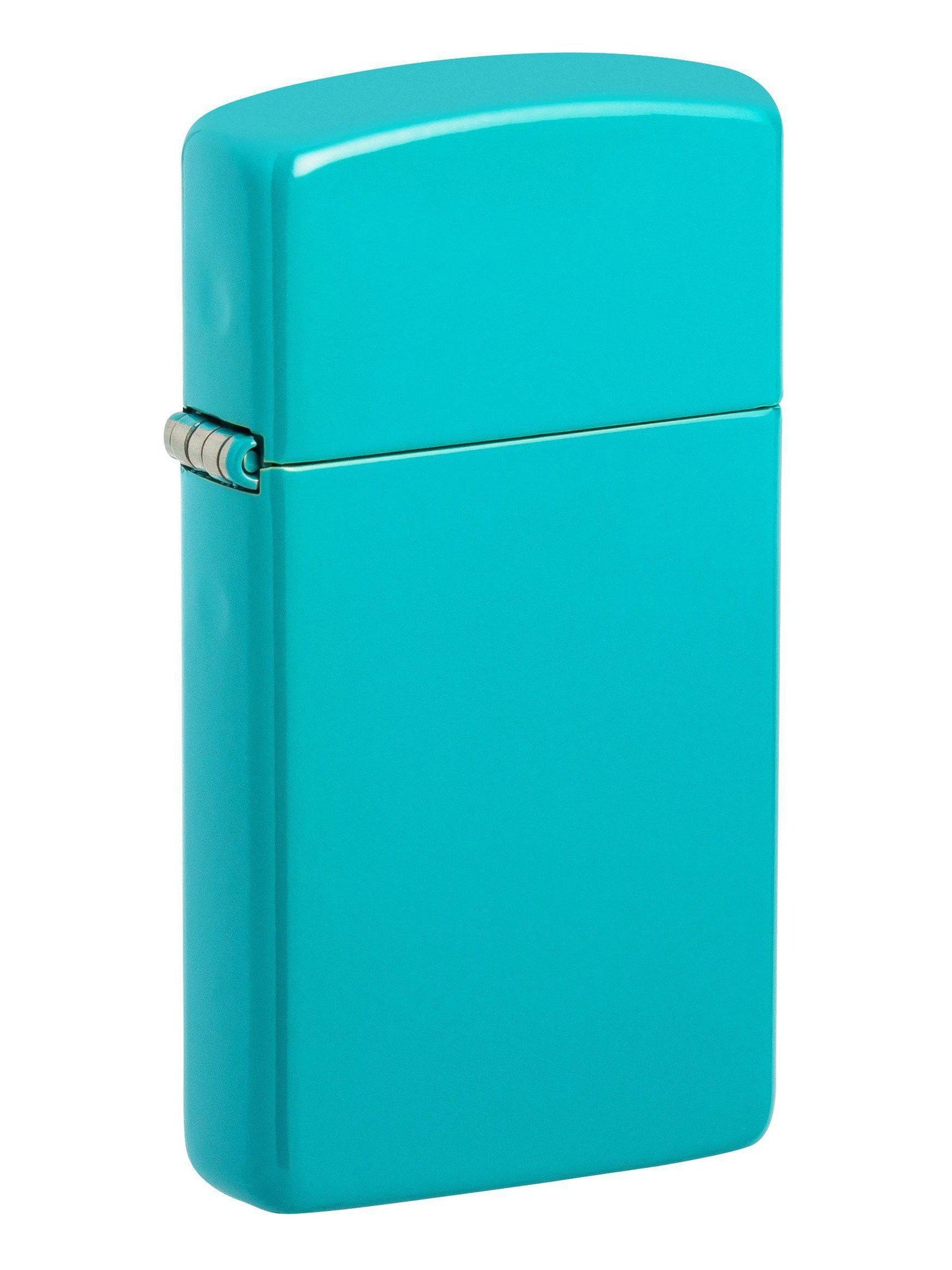 Zippo Lighter: Slim - Flat Turquoise 49529