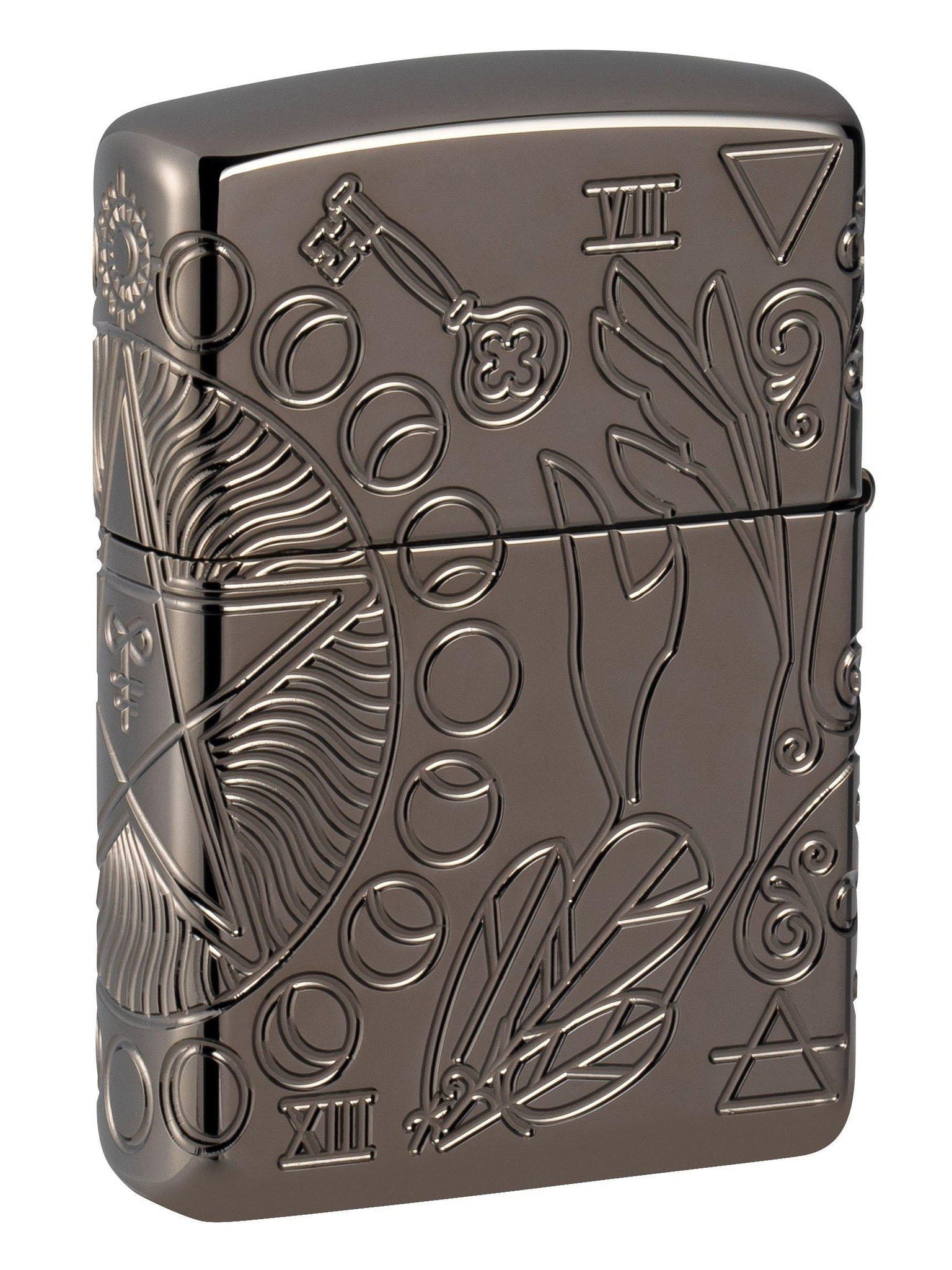 Zippo Lighter: Wicca Design, MultiCut Armor - Black Ice 49689