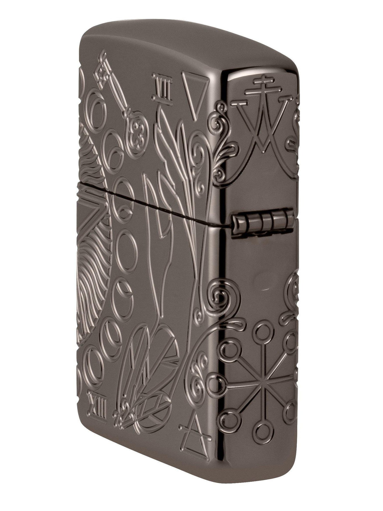 Zippo Lighter: Wicca Design, MultiCut Armor - Black Ice 49689