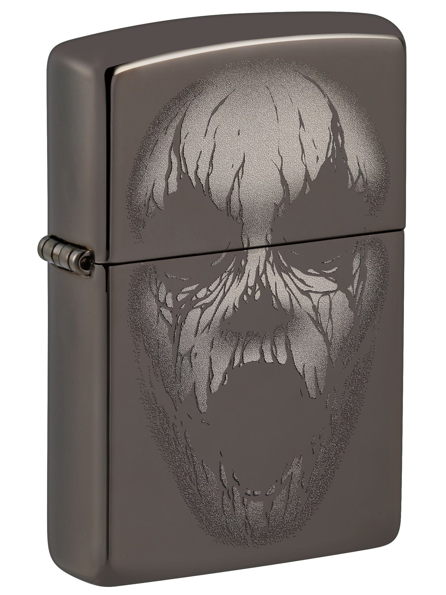 Zippo Lighter: Screaming Monster - Black Ice 49799