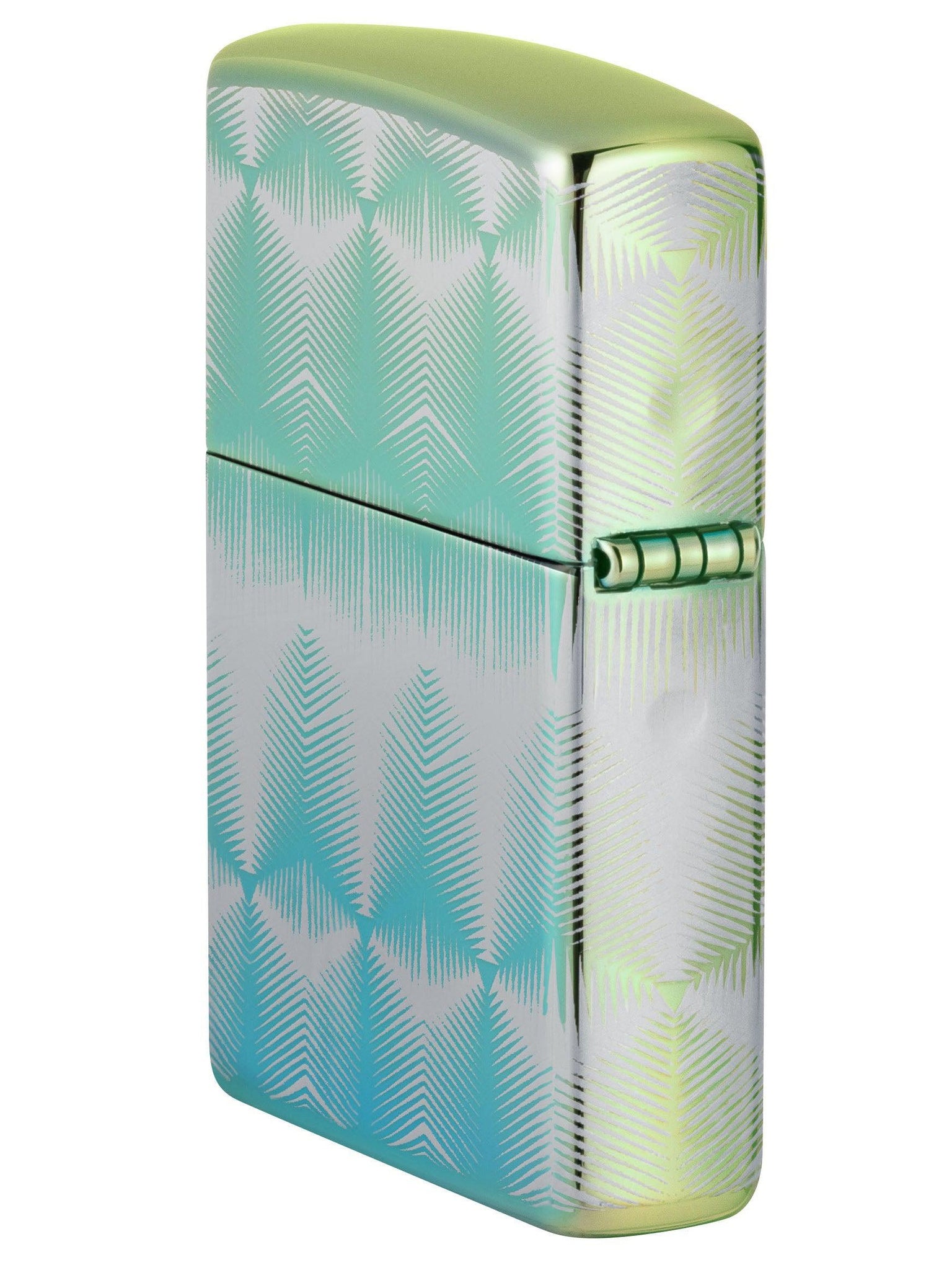 Zippo Lighter: Pattern Design - High Polish Teal 49813