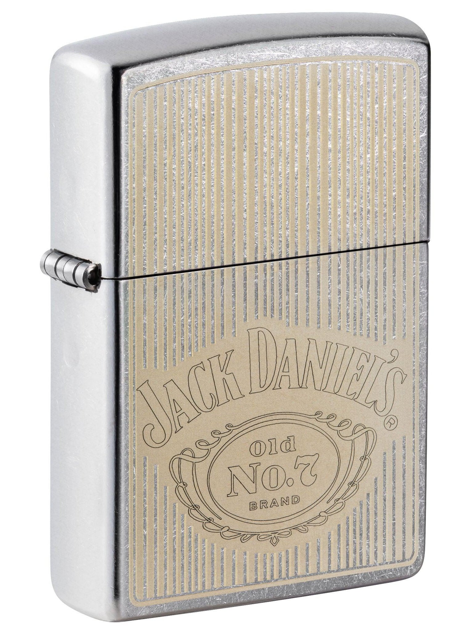 Zippo Lighter: Jack Daniel's Logo, Engraved - Street Chrome 49833
