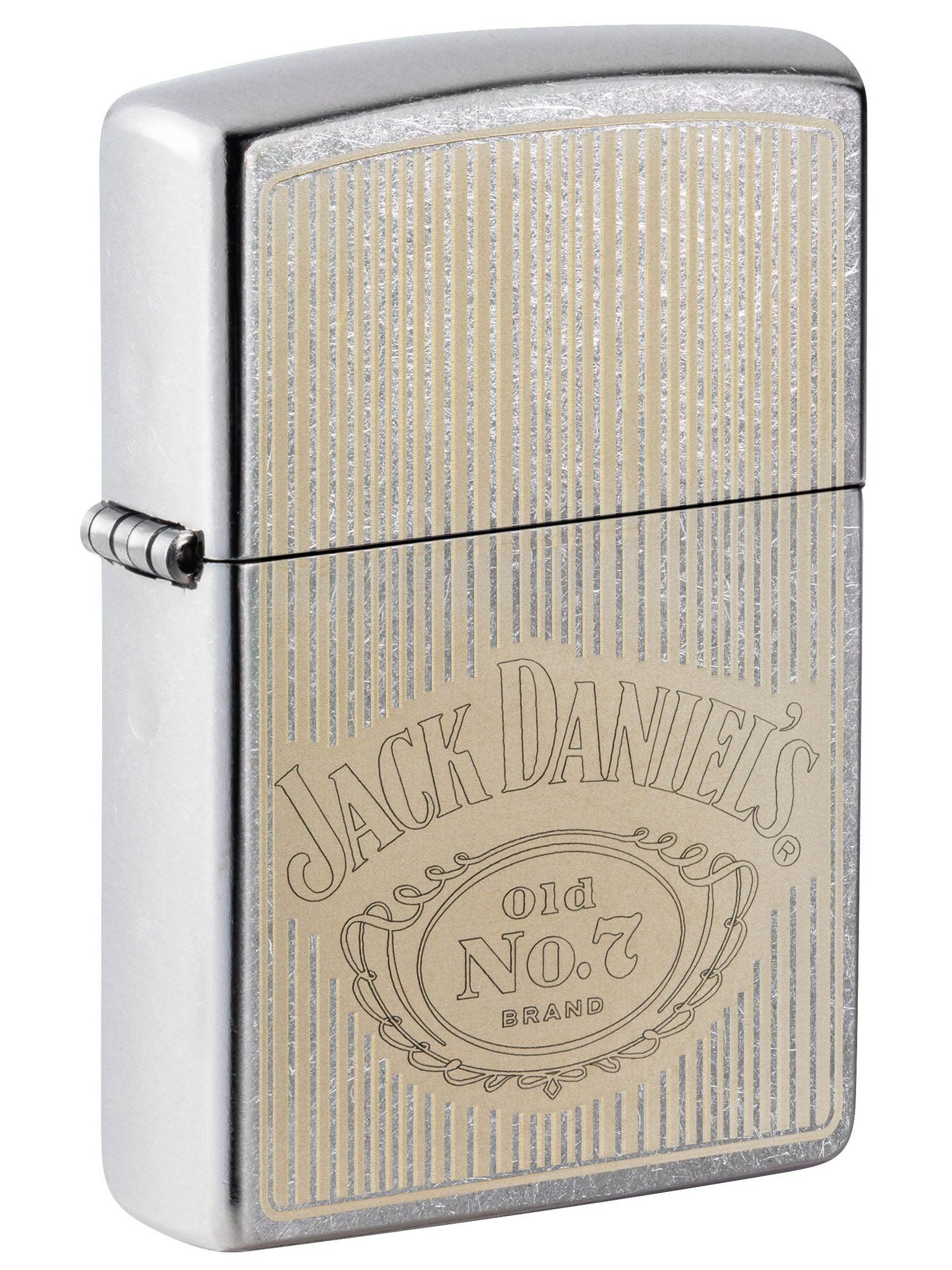 Zippo Lighter: Jack Daniel's Logo, Engraved - Street Chrome 49833