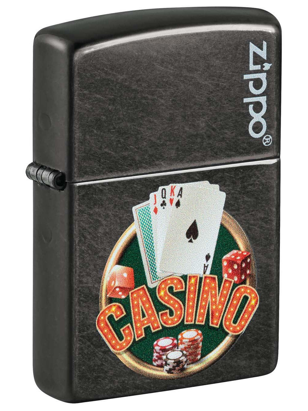 Zippo Lighter: Casino Games - Gray 49985