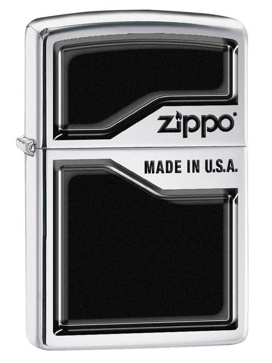Zippo Lighter: Zippo, Made in USA - High Polish Chrome 78075 (1975603921011)