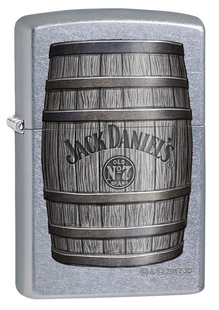 Zippo Lighter: Jack Daniels Whiskey Barrel - Street Chrome 78423 (1975608934515)