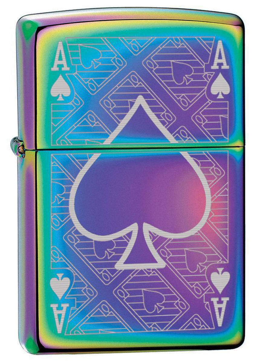 Zippo Lighter: Ace of Spades Engraved - Spectrum 78747 - Gear Exec (1975613554803)