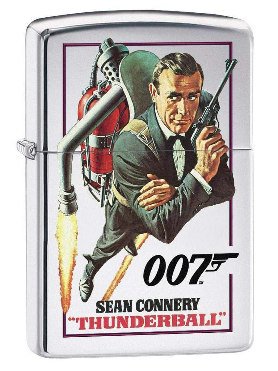 Zippo Lighter: James Bond 007 Thunderball - High Polish Chrome 79341 (1975623254131)