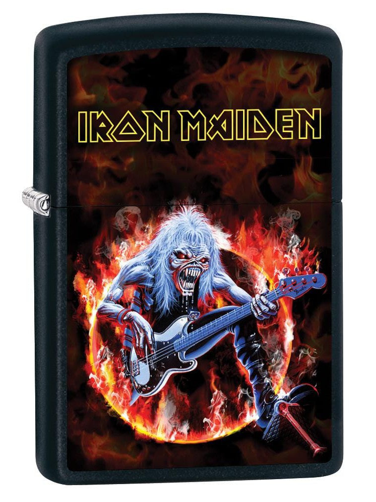 Zippo Lighter: Iron Maiden, Fear of the Dark - Black Matte 80061 (2029568753779)