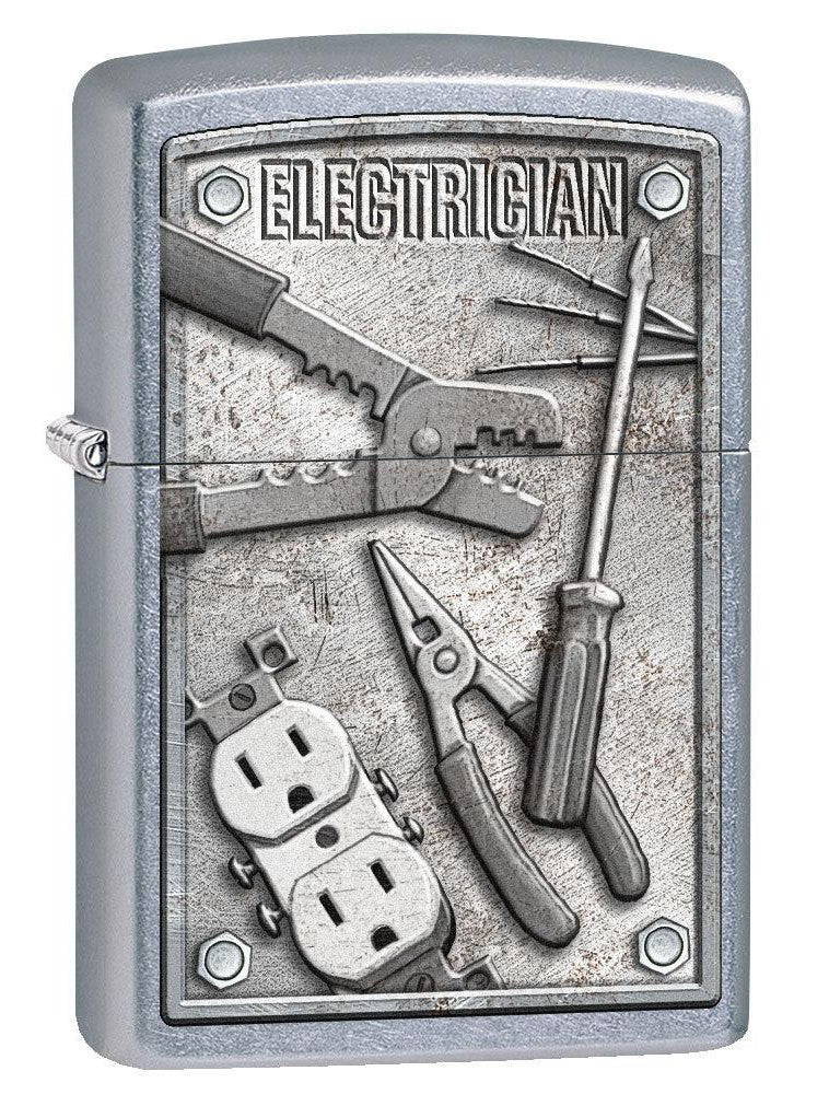 Zippo Lighter: Electrician Tools - Street Chrome 80766