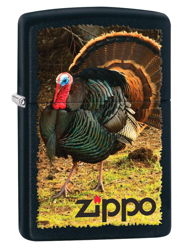 Zippo Lighter: Wild Turkey - Black Matte 80795