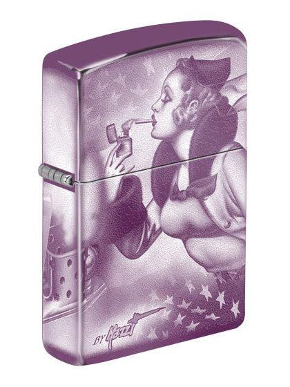 Zippo Lighter: Windy the Zippo Girl by Mazzi, Photo 360 - Abyss 80953