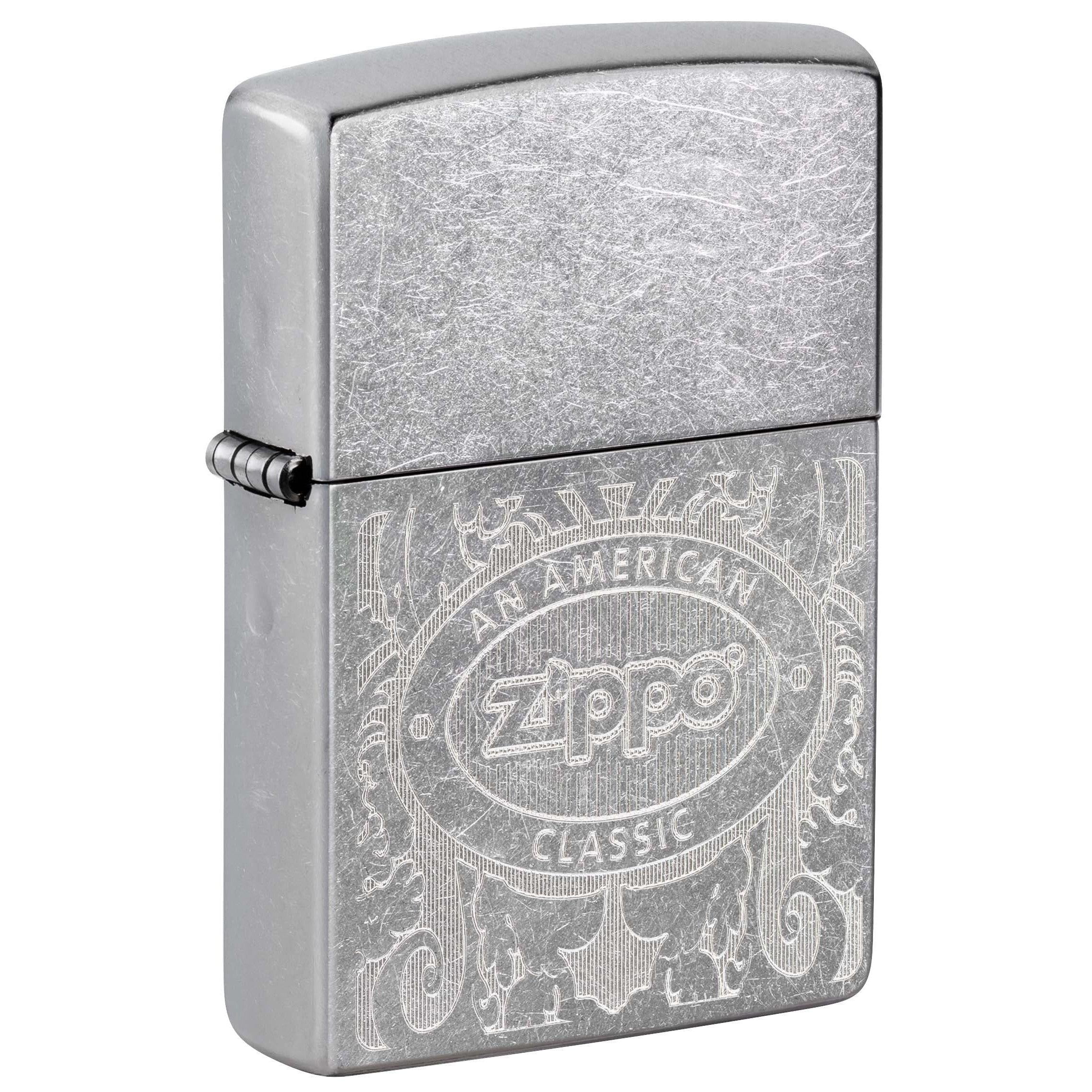 Zippo Lighter: Zippo, An American Classic, Engraved - Street